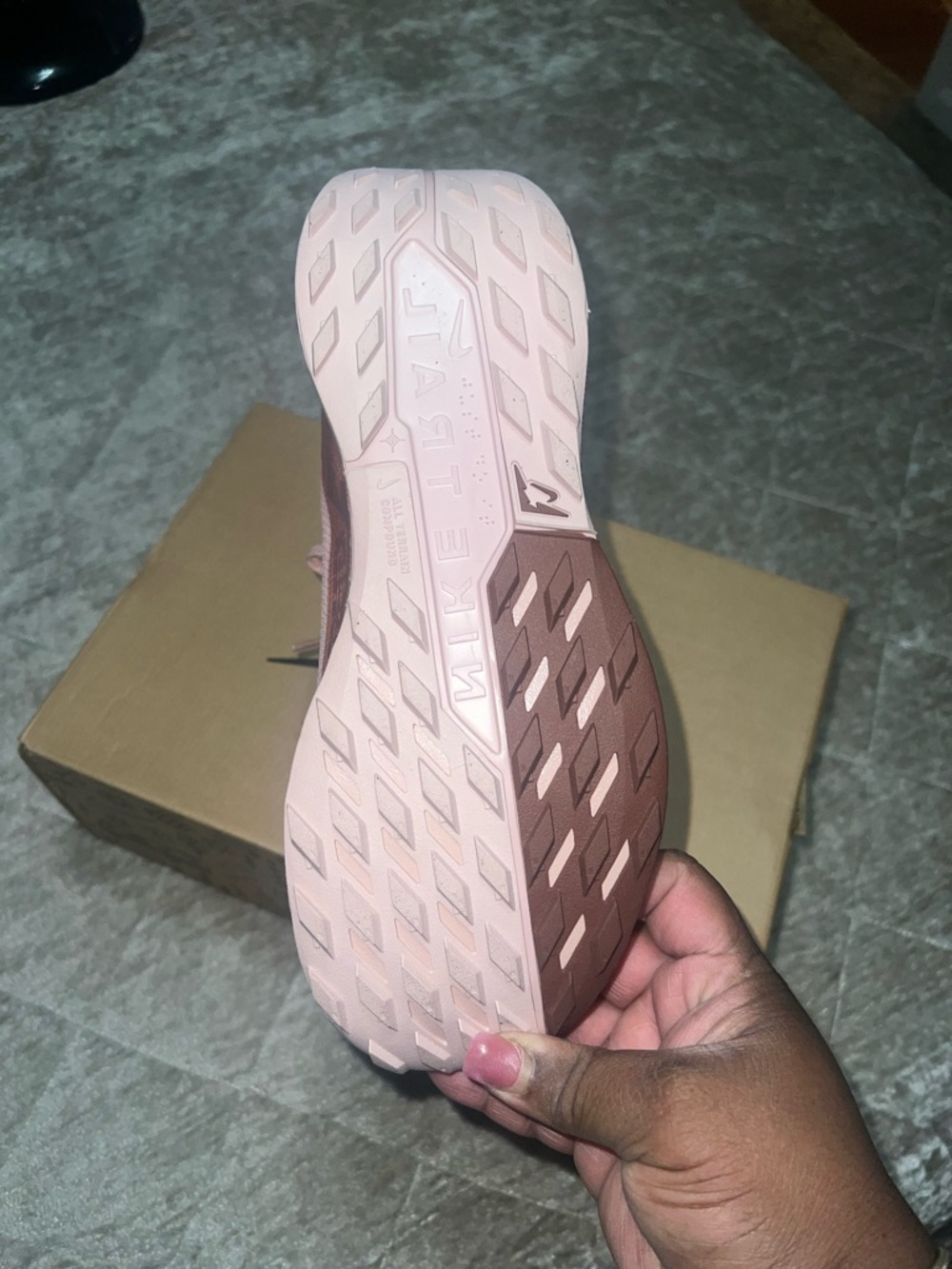 Nike Women’s Pink Trail Running Sneaker - Picture 5 of 5